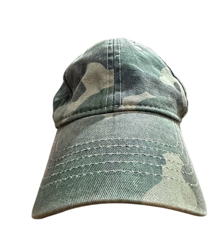 Camouflage Dad Hat Baseball Cap OSFM Adjustable Strapback - Image 1