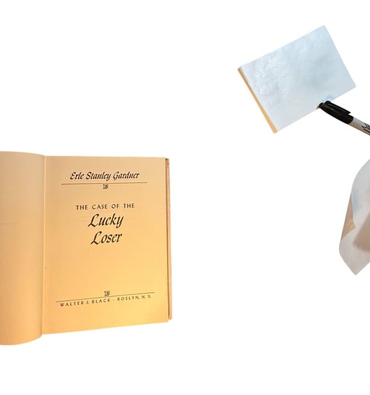 Vintage Perry Mason Book The Case of the Lucky Loser Erle Stanley Gardner HC - Thumbnail 5
