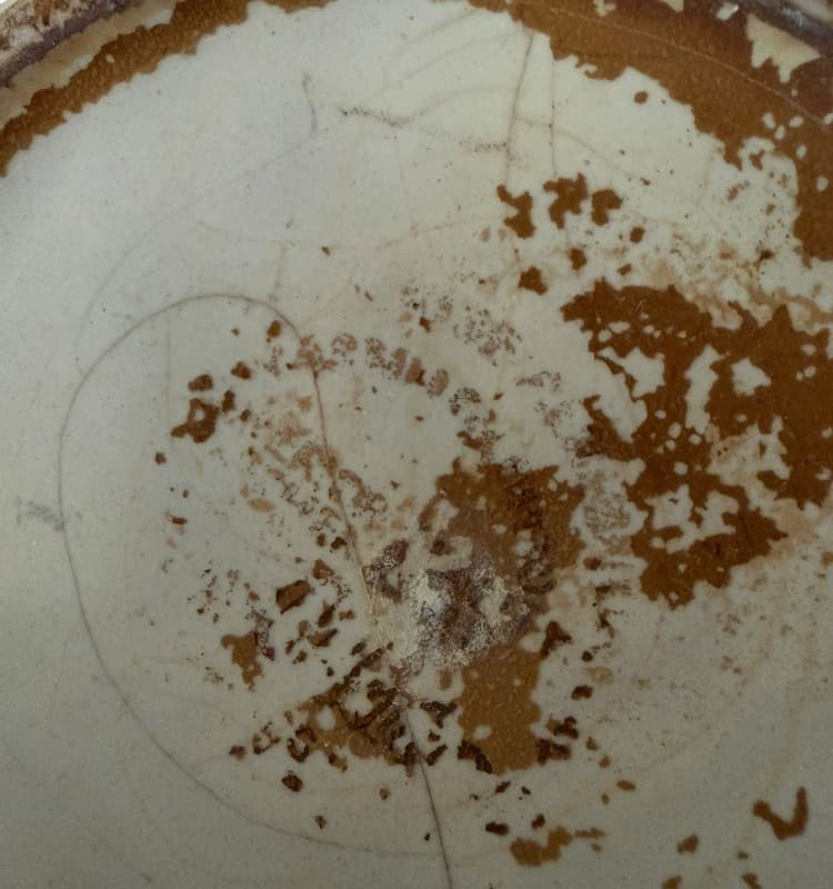 Vintage Ceramic Dripolator Coffee Pot w Aluminum Insert Floral MCM - Thumbnail 3