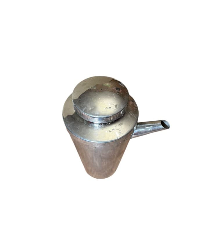 Vintage Manning Bowman Silverplate Cocktail Shaker Decor Only Prohibition Era - Thumbnail 3