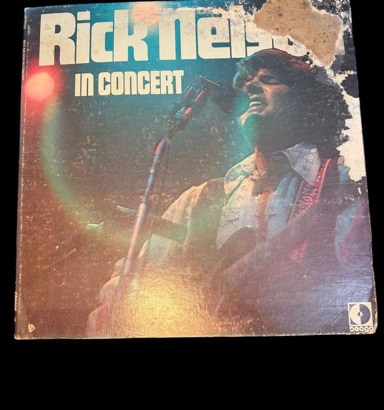 Rick Nelson - Rick Nelson In Concert Vinyl LP (1970) Decca DL 75162 - Image 1