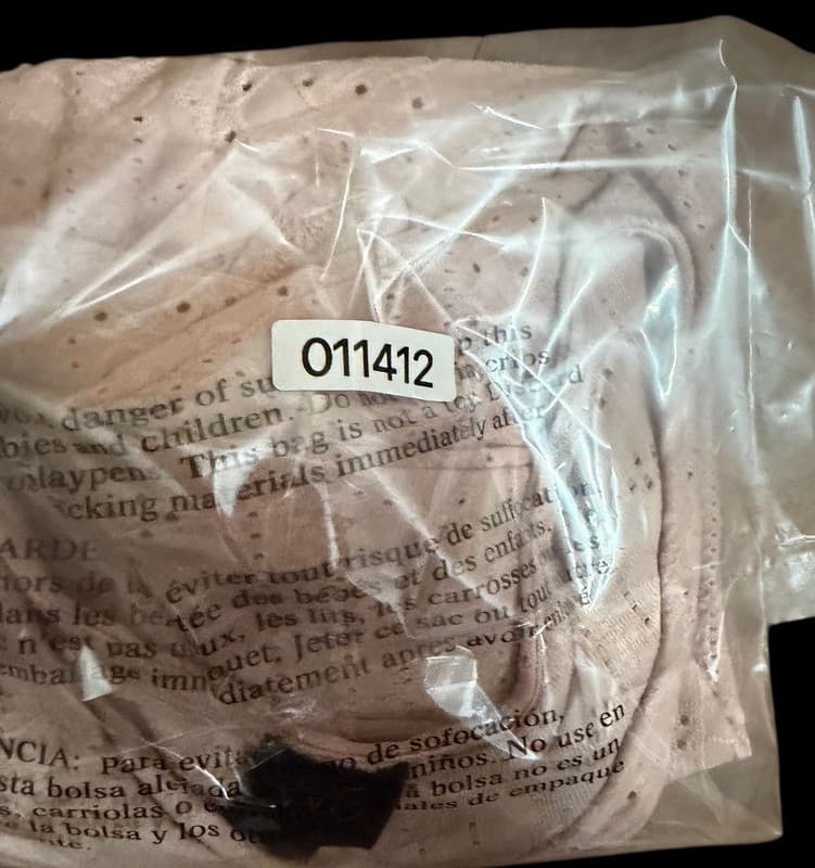 W5 Women’s Eyelet Lace Tie Front Crop Top V-Neck Cream Size M - Thumbnail 5