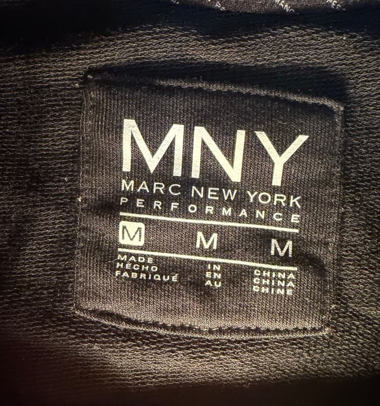 Marc New York Performance MNY Women Black Short Sleeve Athleisure Top Medium - Thumbnail 3
