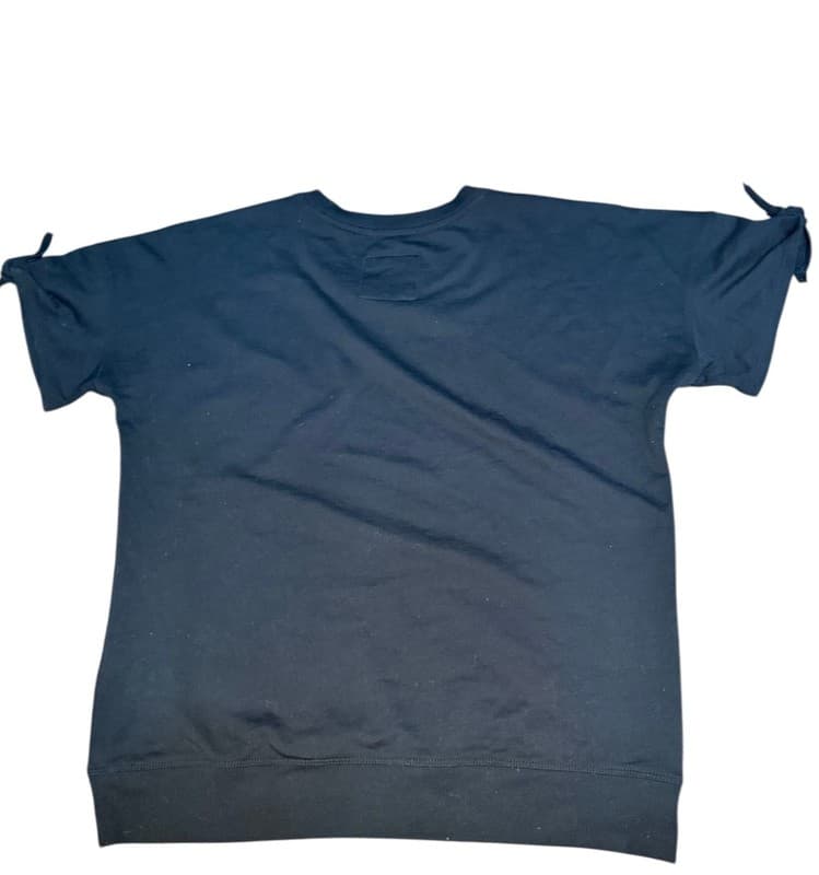 Marc New York Performance MNY Women Black Short Sleeve Athleisure Top Medium - Thumbnail 2