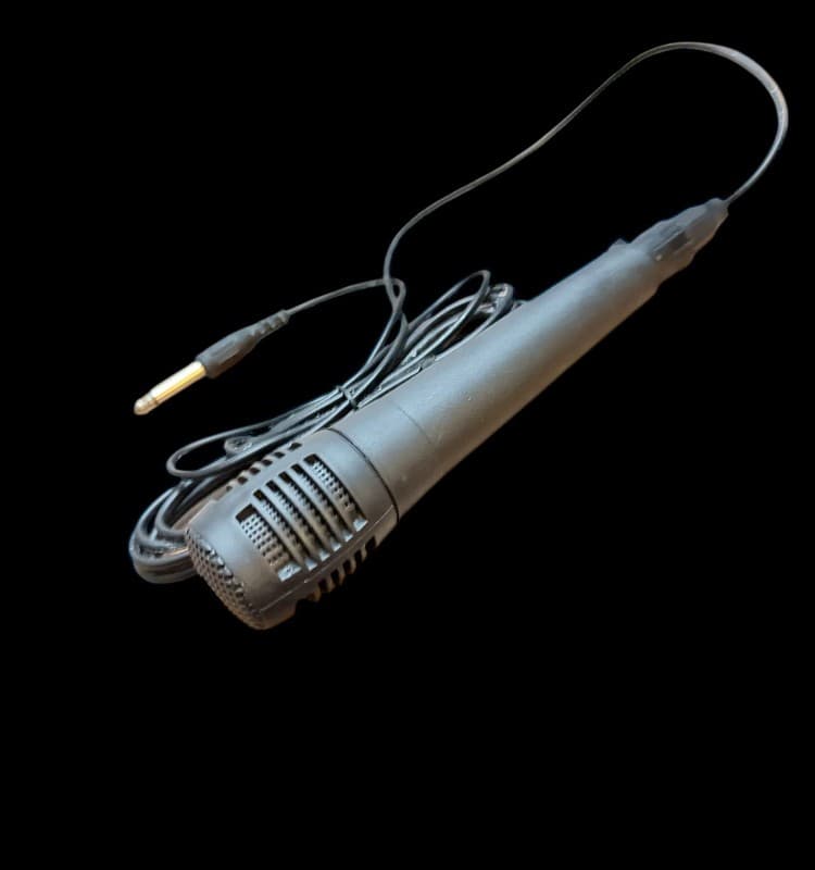 Professional Wired Dynamic Microphone with On/Off Switch - Image 1