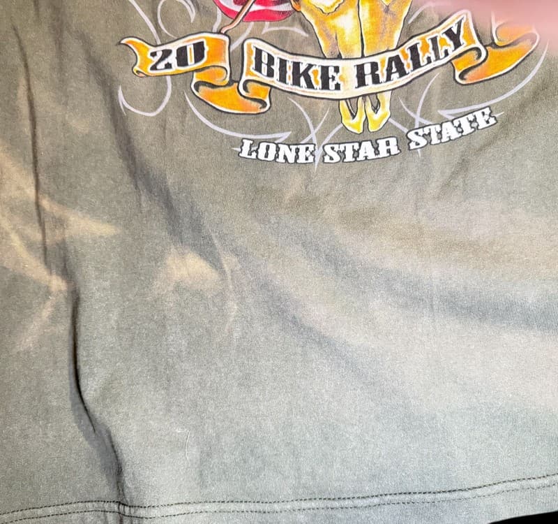 Galveston Texas Bike Rally 2019 T-Shirt Bayside USA Made 3XL Distressed - Thumbnail 7