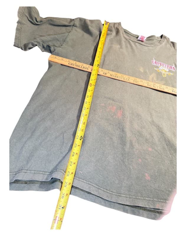 Galveston Texas Bike Rally 2019 T-Shirt Bayside USA Made 3XL Distressed - Thumbnail 9