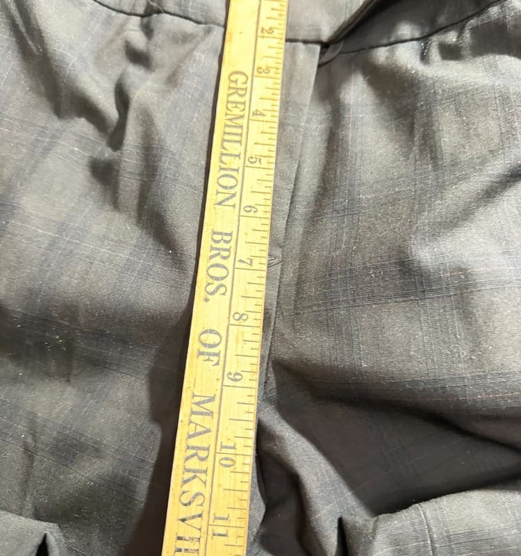 Alex Marie Women’s Charcoal Plaid Dress Pants Size 4 Lined Career Slacks - Thumbnail 6