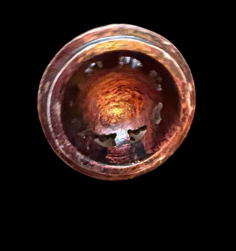 Vintage Cast Iron Wall Sconce with Mirror and Candle Holder - Thumbnail 3