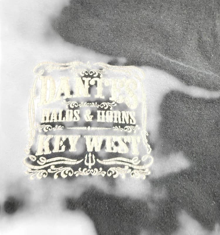 Dante’s Halos & Horns Key West Florida T-Shirt Men’s XXL Distressed - Thumbnail 3