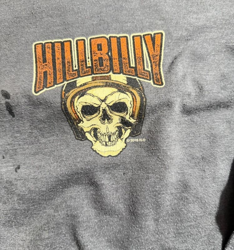 Harley-Davidson Hillbilly Gatlinburg TN Skull Long Sleeve Shirt Adult XXL - Thumbnail 5