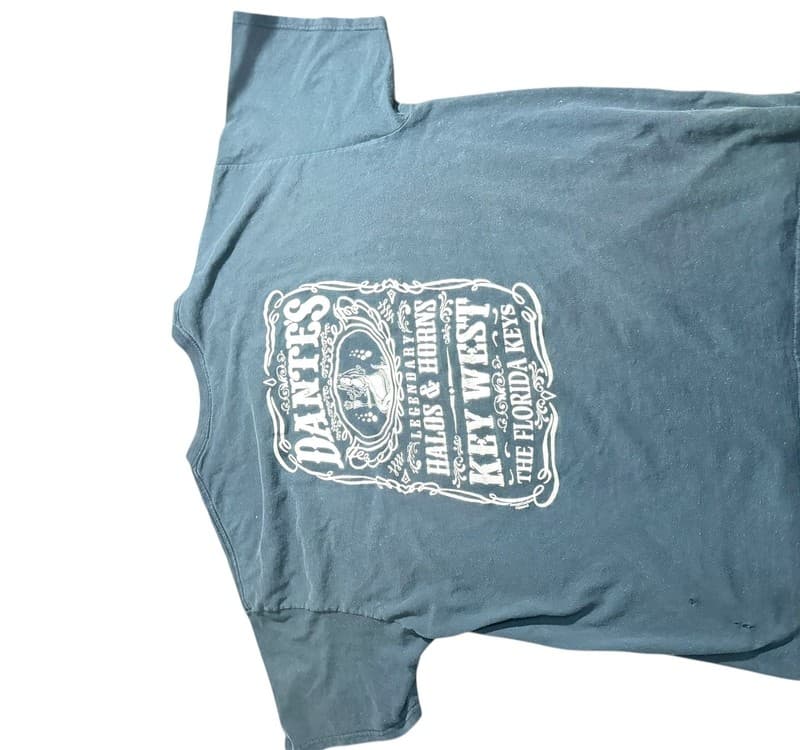 Dante’s Halos & Horns Key West Florida T-Shirt Men’s XXL Distressed - Thumbnail 2