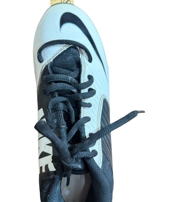 Nike Youth Football Cleats Black White Fastflex Approx Size 5Y - Thumbnail 6