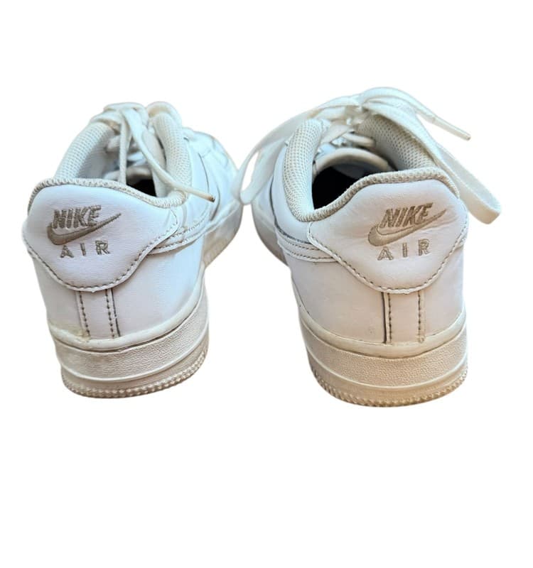 Nike Air Force 1 Low Triple White Men’s Leather Sneakers Size 8–8.5 - Thumbnail 4