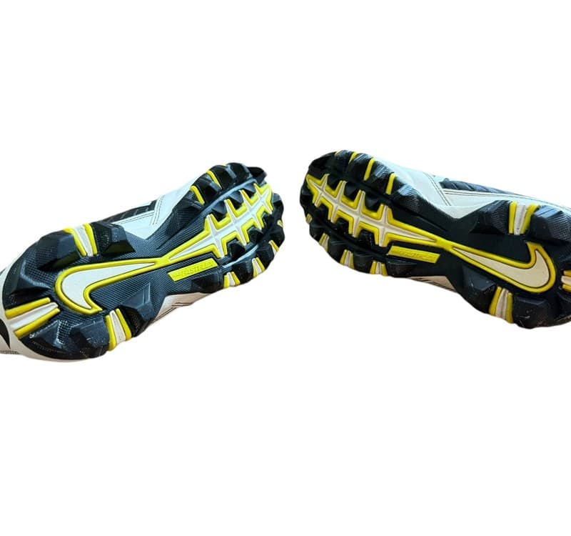 Nike Youth Football Cleats Black White Fastflex Approx Size 5Y - Thumbnail 4