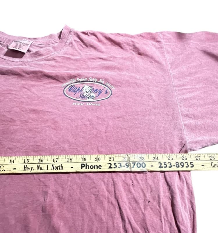 Vintage Sloppy Joe's Bar Key West Red Graphic T-Shirt - Thumbnail 7