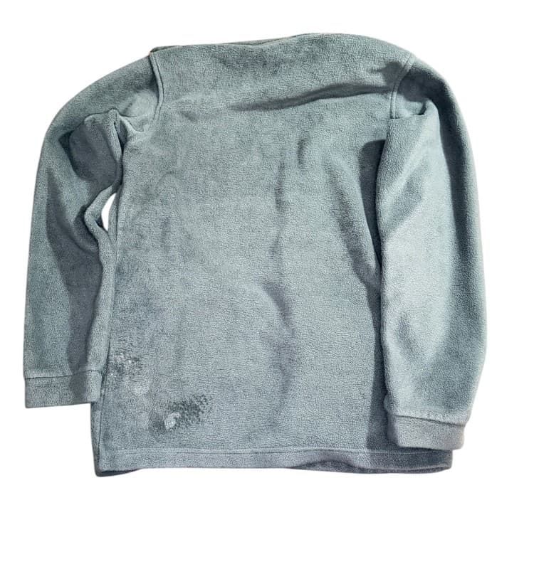 Columbia Women’s Fleece Jacket Green Red Zip Size Large Outdoor - Thumbnail 2