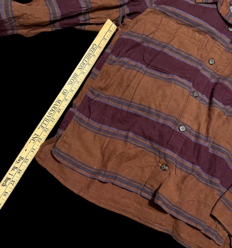 Carhartt Rugged Flex Loose Fit Midweight Flannel Long-Sleeve Plaid Shirt S - Thumbnail 6