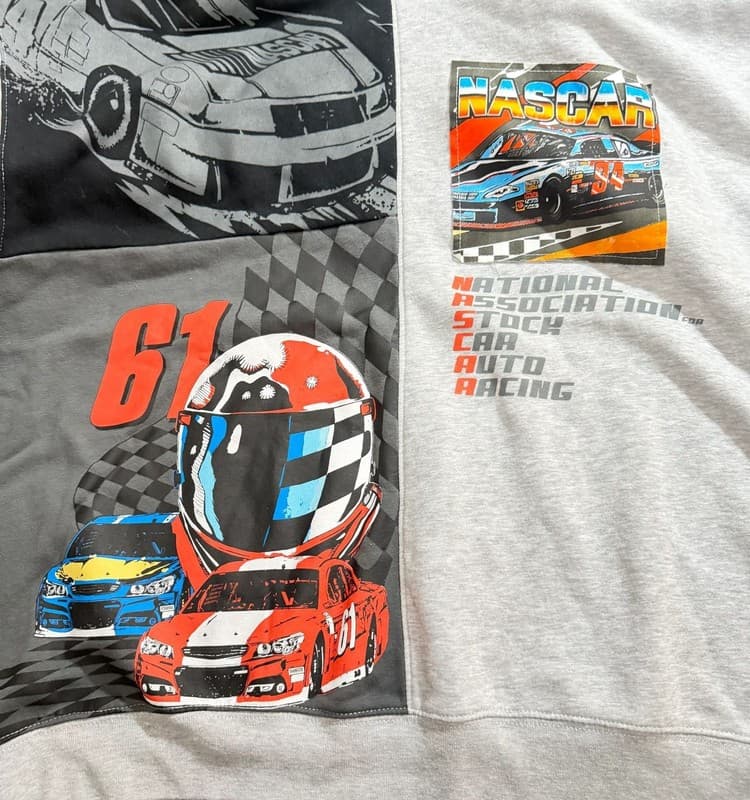 NASCAR Graphic Print Pullover Hoodie - Thumbnail 4