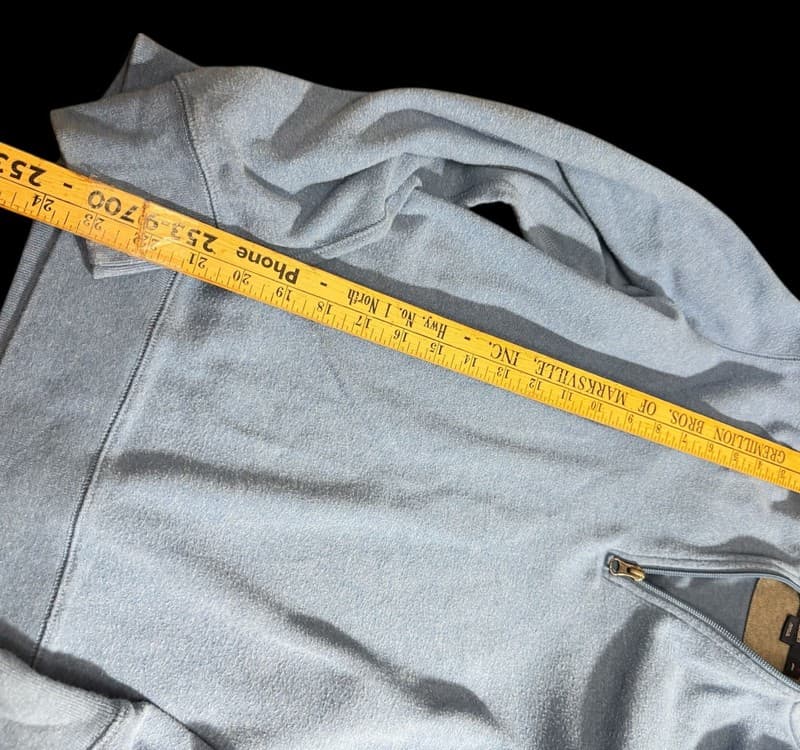 Cremieux Classics Men’s Quarter Zip Fleece Pullover Blue Size Small - Thumbnail 5