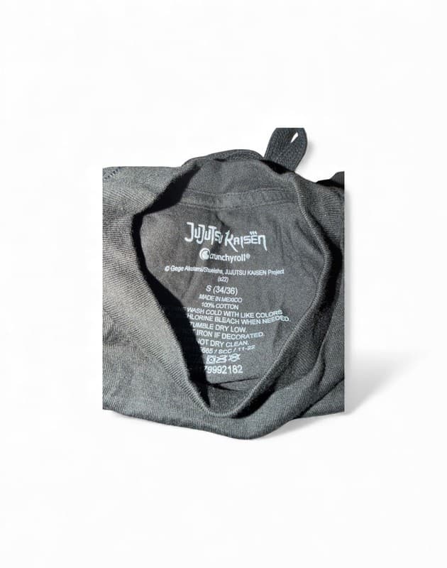 Jujutsu Kaisen Men's Black Anime Graphic T-Shirt - Thumbnail 3