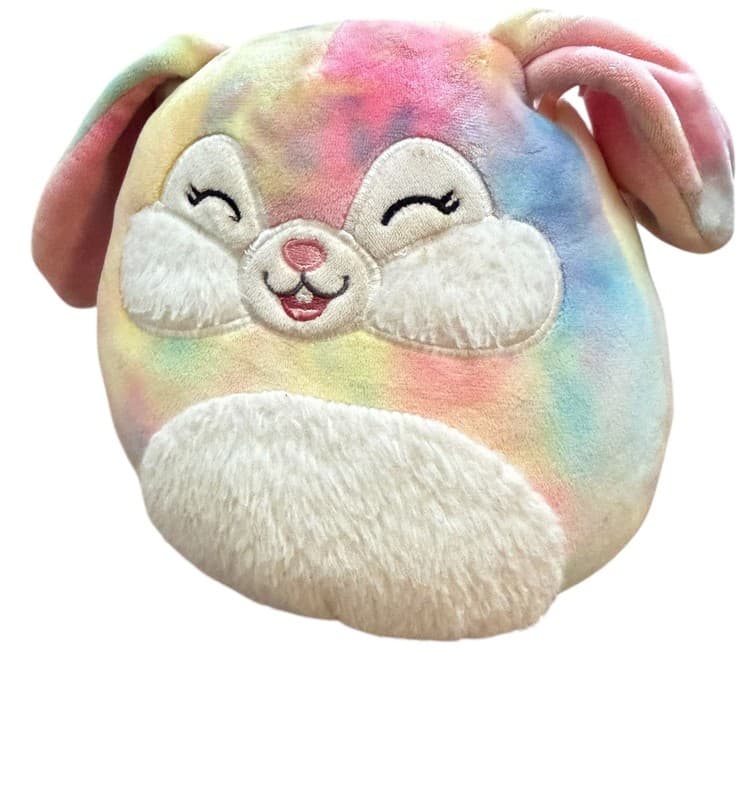 Squishmallows Candy the Tie Dye Bunny 8in Plush - Image 1