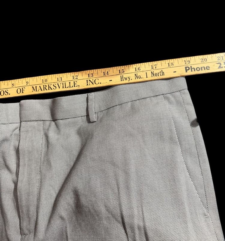 Banana Republic Men’s Dress Pants 40x32 Light Gray Tailored Fit Slacks - Thumbnail 4