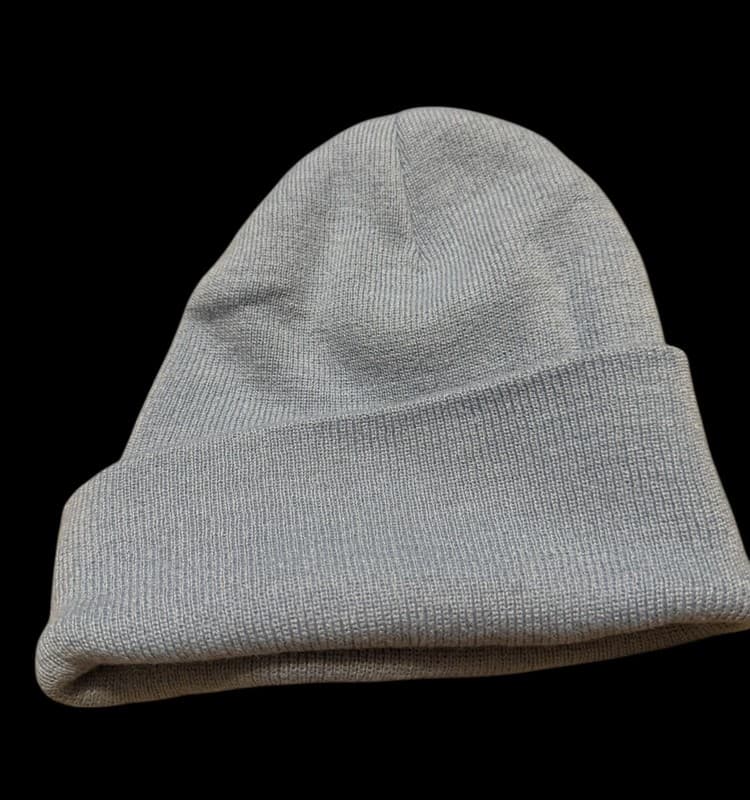 Carhartt Knit Cuffed Beanie, Heather Grey - Thumbnail 2