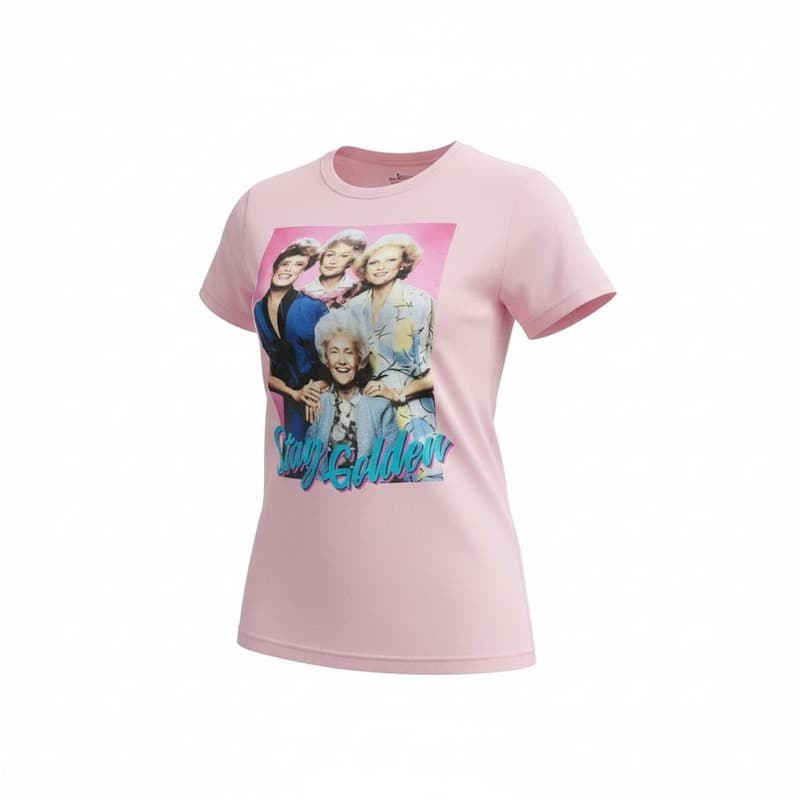 The Golden Girls Stay Golden Pink T-Shirt - Thumbnail 2