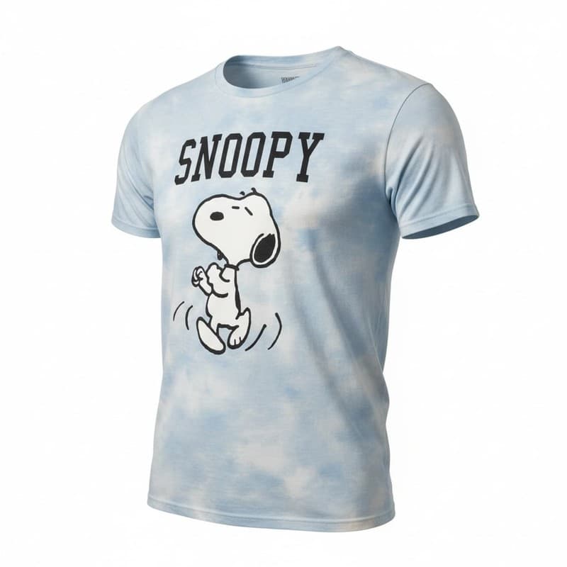 Peanuts Snoopy Joe Cool Tie-Dye Short Sleeve T-Shirt - Thumbnail 2