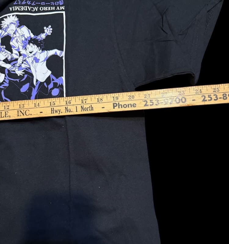 My Hero Academia Class 1-A Black T-Shirt - Thumbnail 5