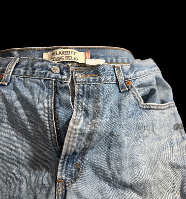 Levi’s 550 Relaxed Fit Jeans Men’s 34x30 Light Wash Zipper Fly Denim - Thumbnail 4