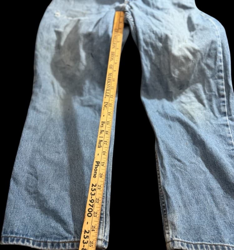 Levi’s 550 Relaxed Fit Jeans Men’s 34x30 Light Wash Zipper Fly Denim - Thumbnail 5