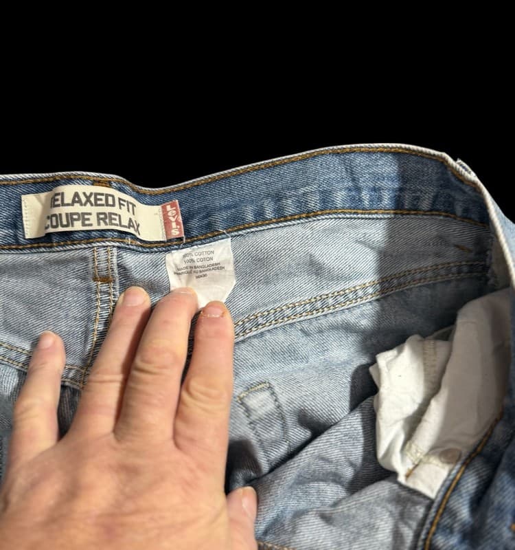 Levi’s 550 Relaxed Fit Jeans Men’s 34x30 Light Wash Zipper Fly Denim - Thumbnail 8