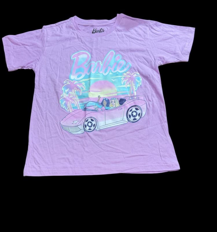 Malibu Barbie Pink Corvette T-Shirt - Image 1