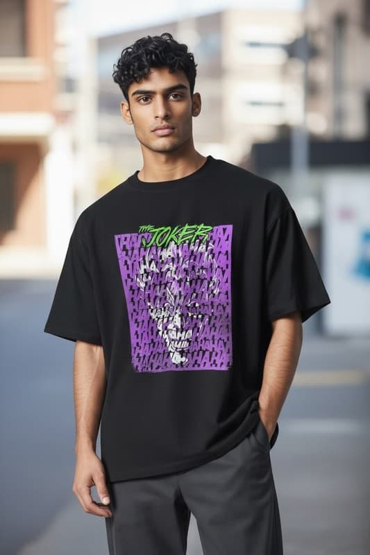 Joker Ha Ha Ha DC Comics Graphic T-Shirt - Thumbnail 2