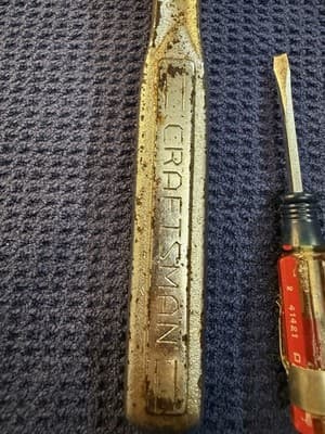 Vintage Craftsman 4pc Tool Lot Ratchet Wrench 2 Screwdrivers Forged USA =V= - Thumbnail 2