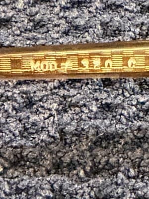 Vintage Tura-Lite Eyeglass Frames Amber Gold MOD 320 Japan 1970s-80s - Thumbnail 7