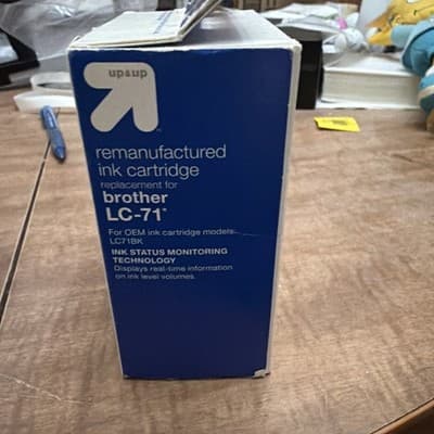Black Ink Cartridge for Brother LC-71 Series Printer new sealed - Thumbnail 4