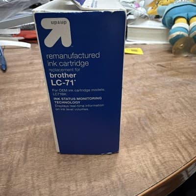 Black Ink Cartridge for Brother LC-71 Series Printer new sealed - Thumbnail 3