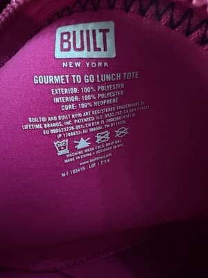 Built New York Floral Gourmet to Go Lunch Tote Bag - Thumbnail 4