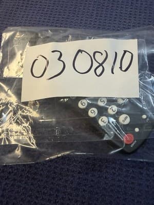 Funai NC003UD TV Remote Control Black w/ Yellow Mute AA Batteries Included - Thumbnail 7