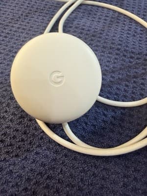 Google Nest Mini 2nd Generation Smart Speaker Chalk No Box - Thumbnail 2