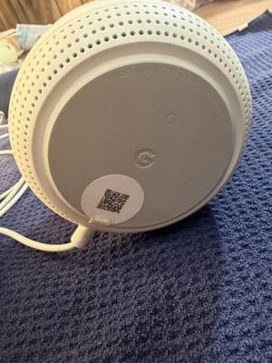 Google Nest Mini 2nd Generation Smart Speaker Chalk No Box - Thumbnail 4