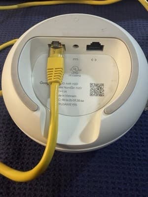 Google Nest WiFi Router H2D AC2200 Dual-Band Mesh Snow - Tested & Working - Thumbnail 4