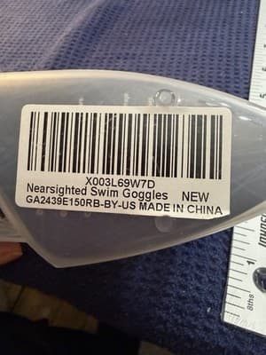 Nearsighted Swimming Goggles 12Y+ |Anti-Fog UVProtection | New in Case 12Y - Thumbnail 6