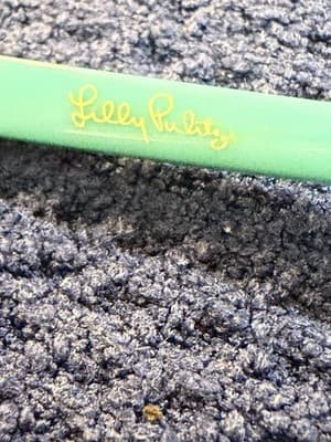 Lilly Pulitzer “Livie” Eyeglass Frames Aqua Tortoise 46-15-125 OC Pre-Owned - Thumbnail 6