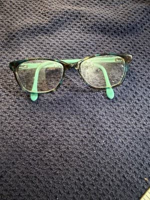 Lilly Pulitzer “Livie” Eyeglass Frames Aqua Tortoise 46-15-125 OC Pre-Owned - Thumbnail 4