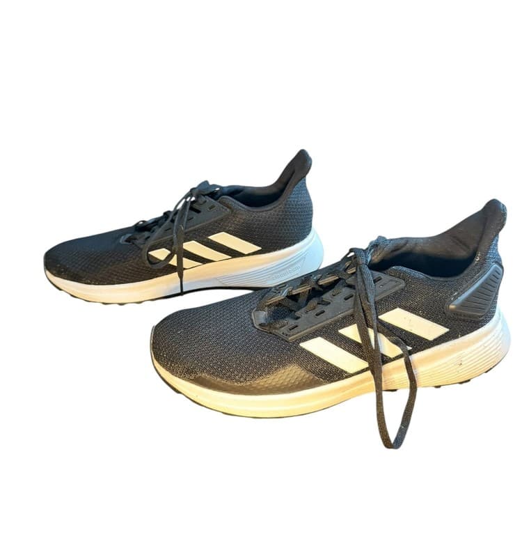 Adidas Duramo 9 Running Shoes Women’s 6 Black White BB7061 - Thumbnail 2