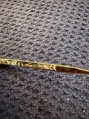 Prada SPR 51S Cinema Round Double Bridge Sunglasses Tortoise Gold VHS-2D2 54mm - Thumbnail 4